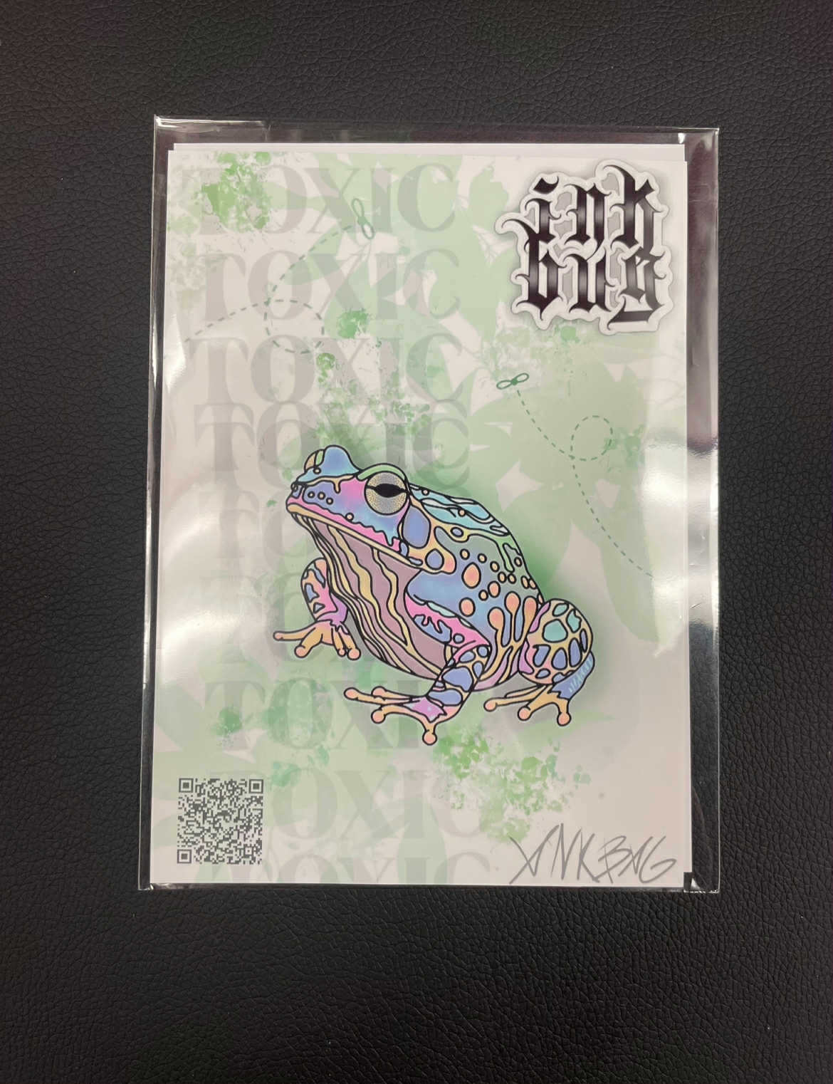 Toxic Critters No. 1 - Frog 5x7
